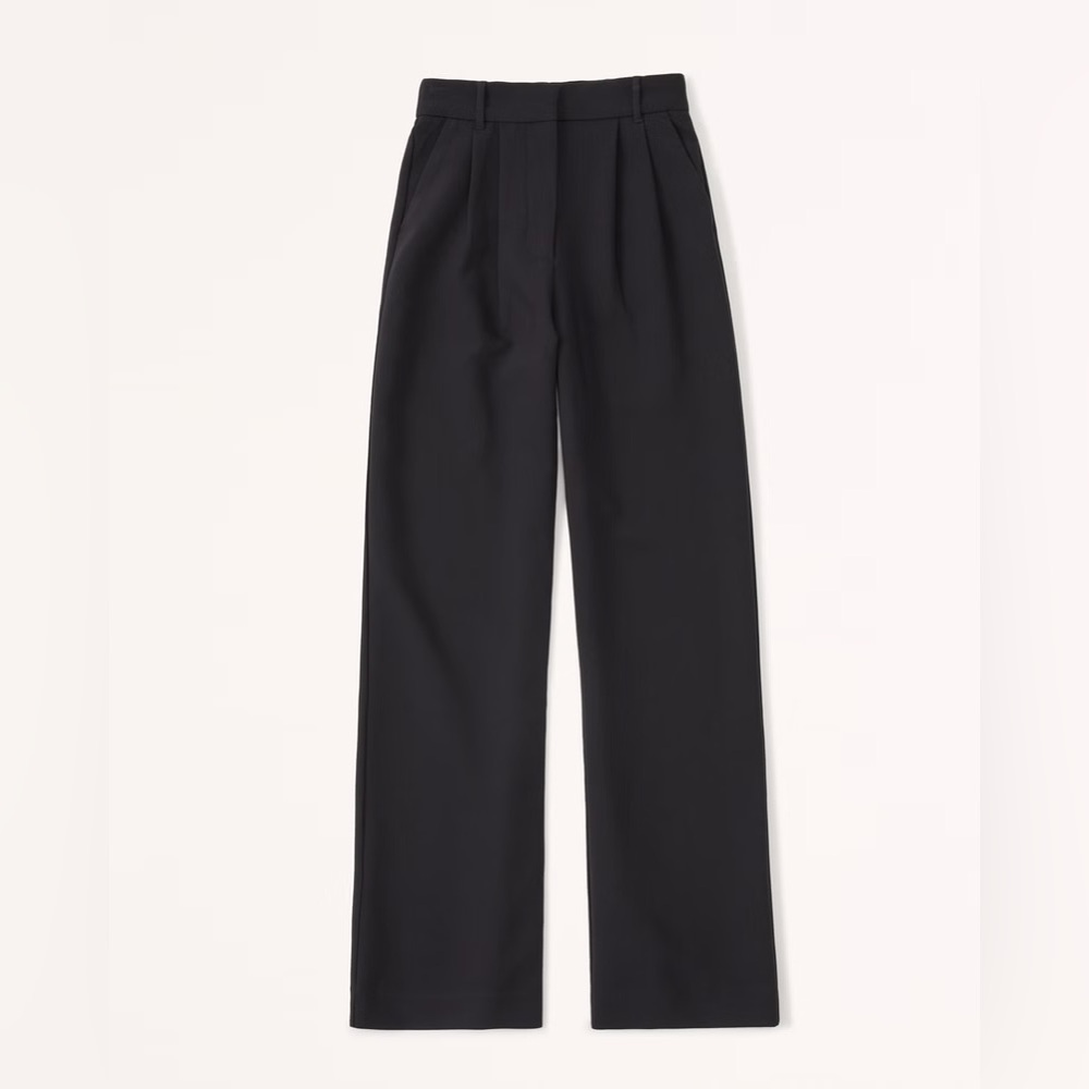 A&F Sloane Tailored Wide Leg Pant